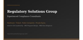 Regulatory Solutions Group